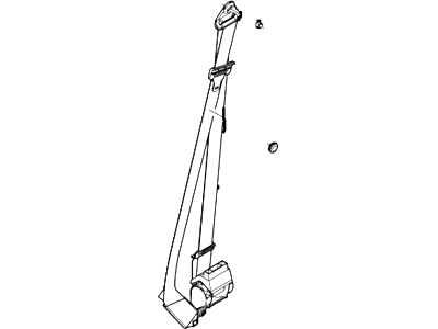 Ford 6C2Z-15611B08-BB Seat Belt Assy