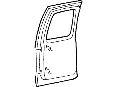 Ford F7UZ-1540011-AA Door Assy - Rear