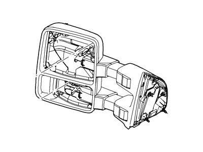 Ford BC3Z-17682-AACP Mirror Assy - Rear View Outer