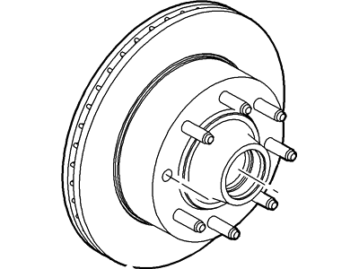 Ford YC2Z-1V102-EA Hub And Disc Assy