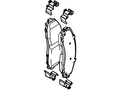 Ford DC3Z-2200-B Pad - Brake