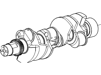 Ford BC3Z-6303-B Crankshaft Assembly