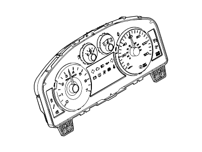 Lincoln 8E5Z-10849-F Instrument Cluster