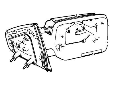 Ford BL3Z-17683-CACP Mirror Assy - Rear View Outer