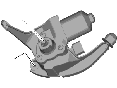 Ford DT1Z-17508-A Motor Assembly - Wiper