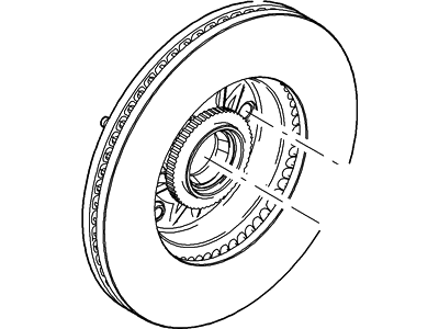 Ford 4C2Z-1102-AA Hub Assy - Wheel