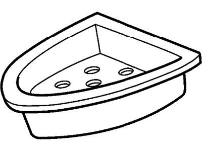 Ford 3L3Z-16115A00-AAA Compartment Assy - Rear Stowage