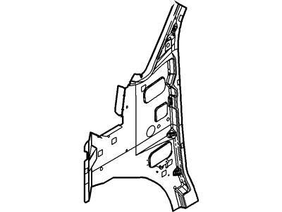 Ford F7UZ-1502038-AD Panel Assembly - Cowl Side