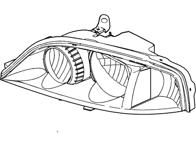 Lincoln 3W4Z-13008-AA Headlamp Assy