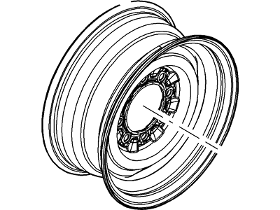 Ford 8C2Z-1015-DCP Wheel Assy