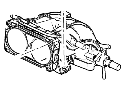 Ford 5C3Z-9A589-AA Spacer - Throttle Body