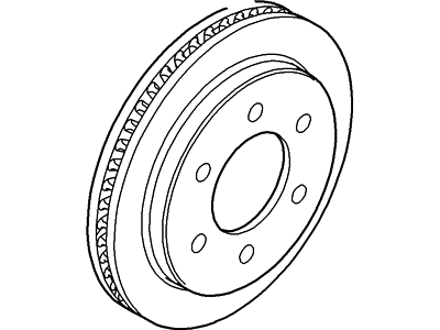 Ford 2L1Z-1V125-BA Rotor Assy