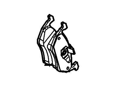 Mercury 5L8Z-2200-AA Kit - Brake Shoe And Lining