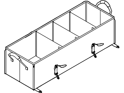 Ford AE5Z-78115A00-A Compartment Assy - Rear Stowage