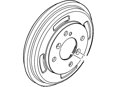 Ford BE8Z-1126-A Hub And Drum Assy - Wheel