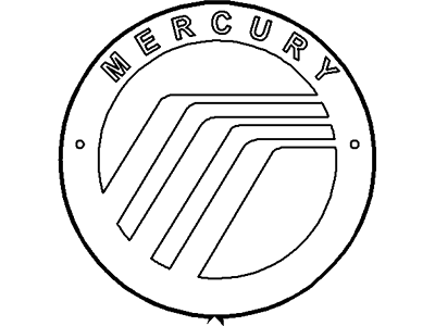 Mercury 2L9Z-7842528-AA Name Plate