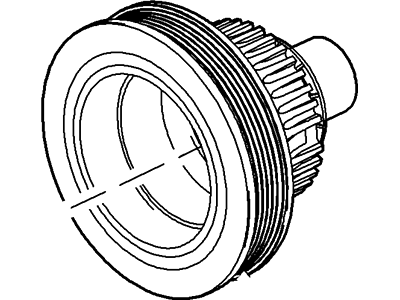 Ford 3L2Z-6B321-AA Pulley - Crankshaft