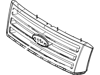 Ford 7L1Z-8200-AA Grille Assy - Radiator