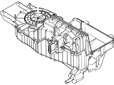 Mercury 8G1Z-19850-E Evaporator And Housing Assy