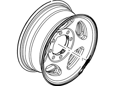 Ford 8C2Z-1007-A Wheel Assy