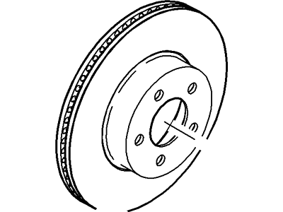 Ford 2U2Z-1V125-FA Rotor Assy