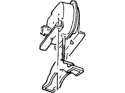 Ford F75Z-1A131-BC Spare Wheel Mounting               