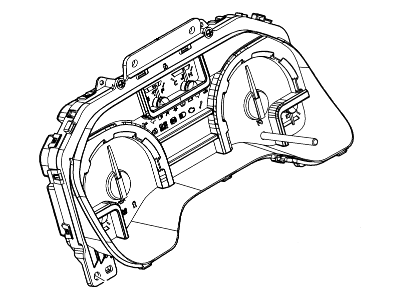 Ford BC2Z-10849-AB Instrument Cluster