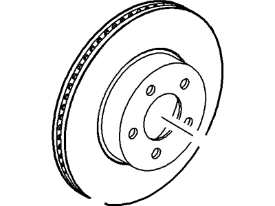 Ford 2U2Z-1V125-FA Rotor Assy