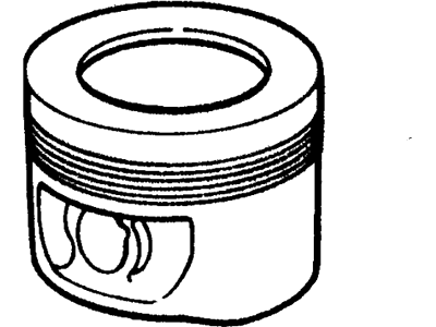 Mercury YU2Z-6108-EA Piston And Pin Assy                