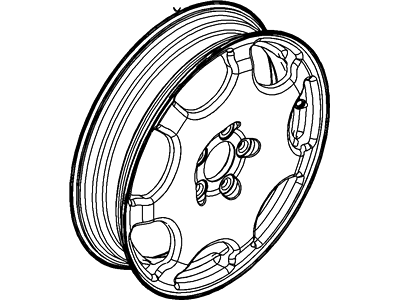 Ford 8A8Z-1007-E Wheel Assy