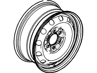 Ford 4L3Z-1015-DA Wheel Assembly