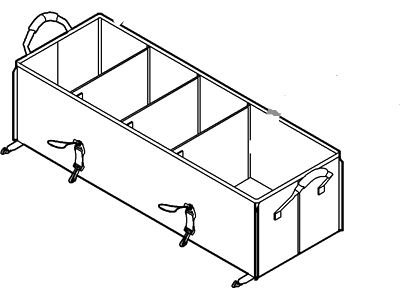 Lincoln AE5Z-78115A00-A Compartment Assy - Rear Stowage