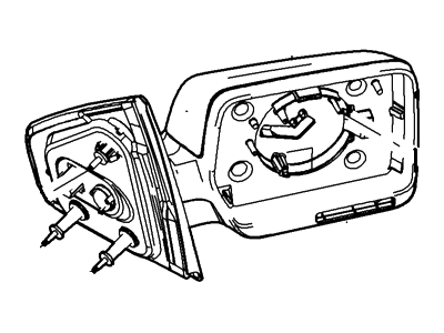 Lincoln 6L3Z-17682-BA Mirror Assy - Rear View Outer