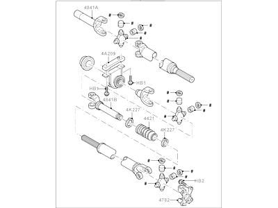 Ford 6L3Z-4R602-K Shaft Assy - Drive