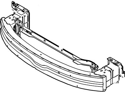 Ford AE8Z-17757-A Bumper Assy - Front