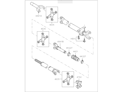 Ford 5L3Z-4R602-PC Shaft Assy - Drive