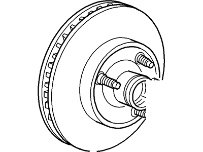 Ford 1L5Z-1102-CA Hub Assembly - Wheel