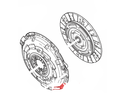 Ford 8C3Z-7B546-A Clutch Assy