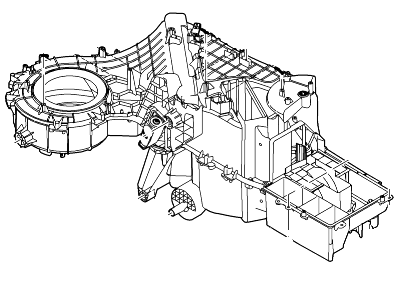 Ford DL3Z-19850-B Evaporator Assy