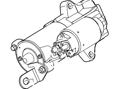 Ford 6S4Z-11V002-AARM Starter Motor Assy