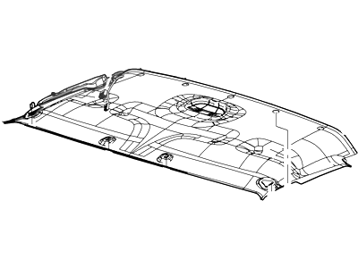 Ford 3C2Z-1551940-AAB Panel Assy - Roof Trim - Front