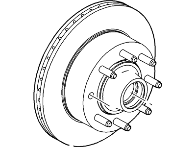 Ford YC2Z-1V102-CA Hub And Disc Assy