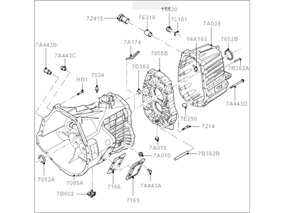 Ford 6C3Z-7003-FA Transmission Assy