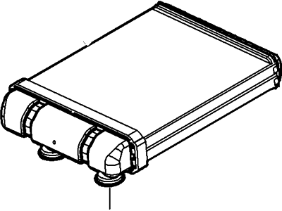 Ford 7L1Z-18476-D Radiator And Seal Assy - Heater