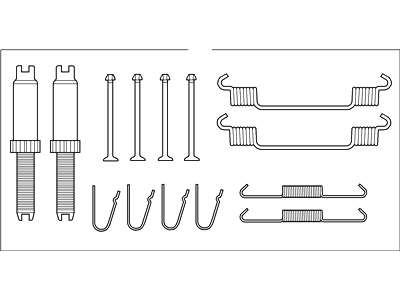 Lincoln 1L3Z-2225-DA Kit - Brake Drum Spring