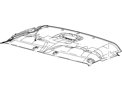 Ford 3C2Z-1551940-AAB Panel Assy - Roof Trim - Front