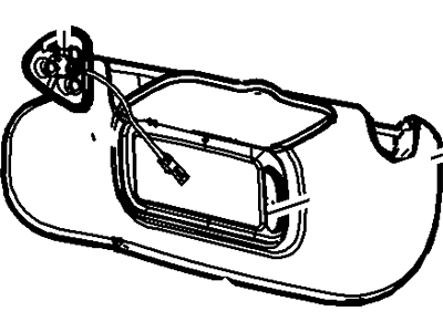 Ford 6W7Z-5404104-BAB Sun Visor Assembly