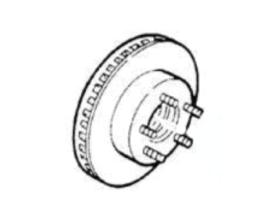 Ford YL5Z-1V102-EA Hub And Disc Assy                  