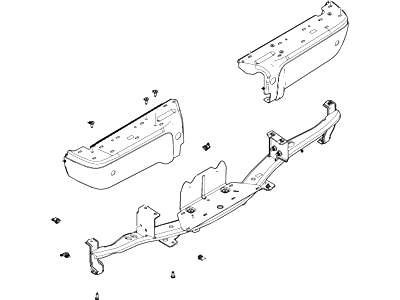 Ford 9C3Z-17906-BCP Bumper Assy - Rear