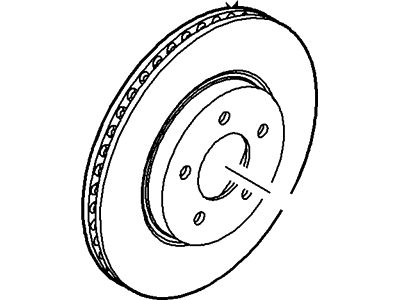 Ford 5U2Z-1V125-N Rotor Assy